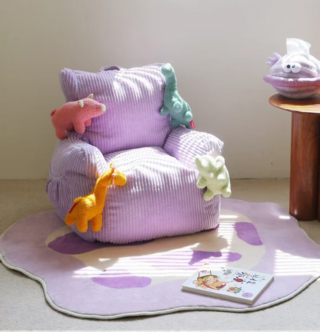 Cheese Cube Corduroy Pet Sofa