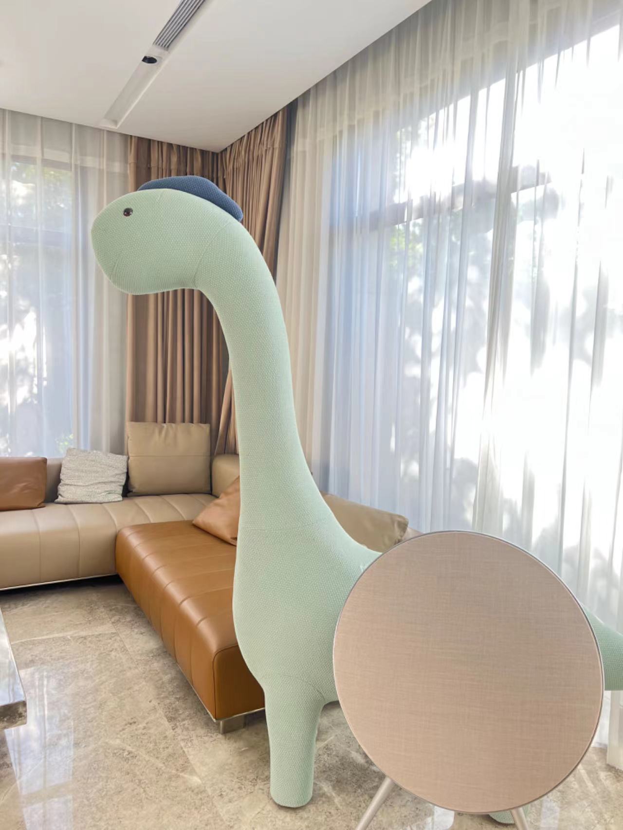6.5 ft Giant Dinosaur Cat Tree - Weave Fabric