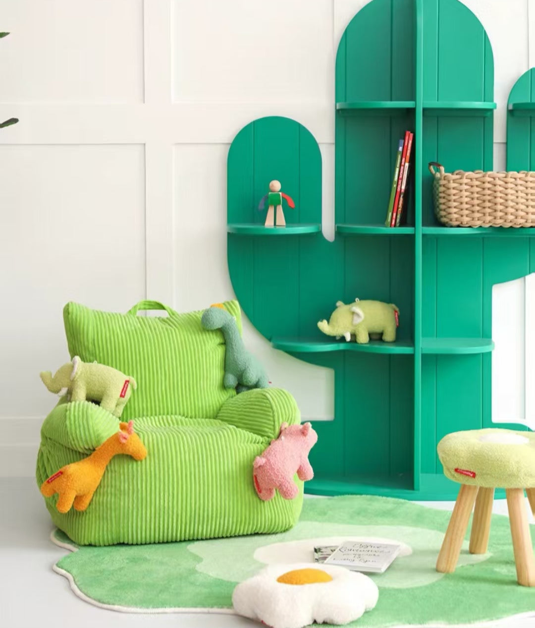Cheese Cube Corduroy Pet Sofa